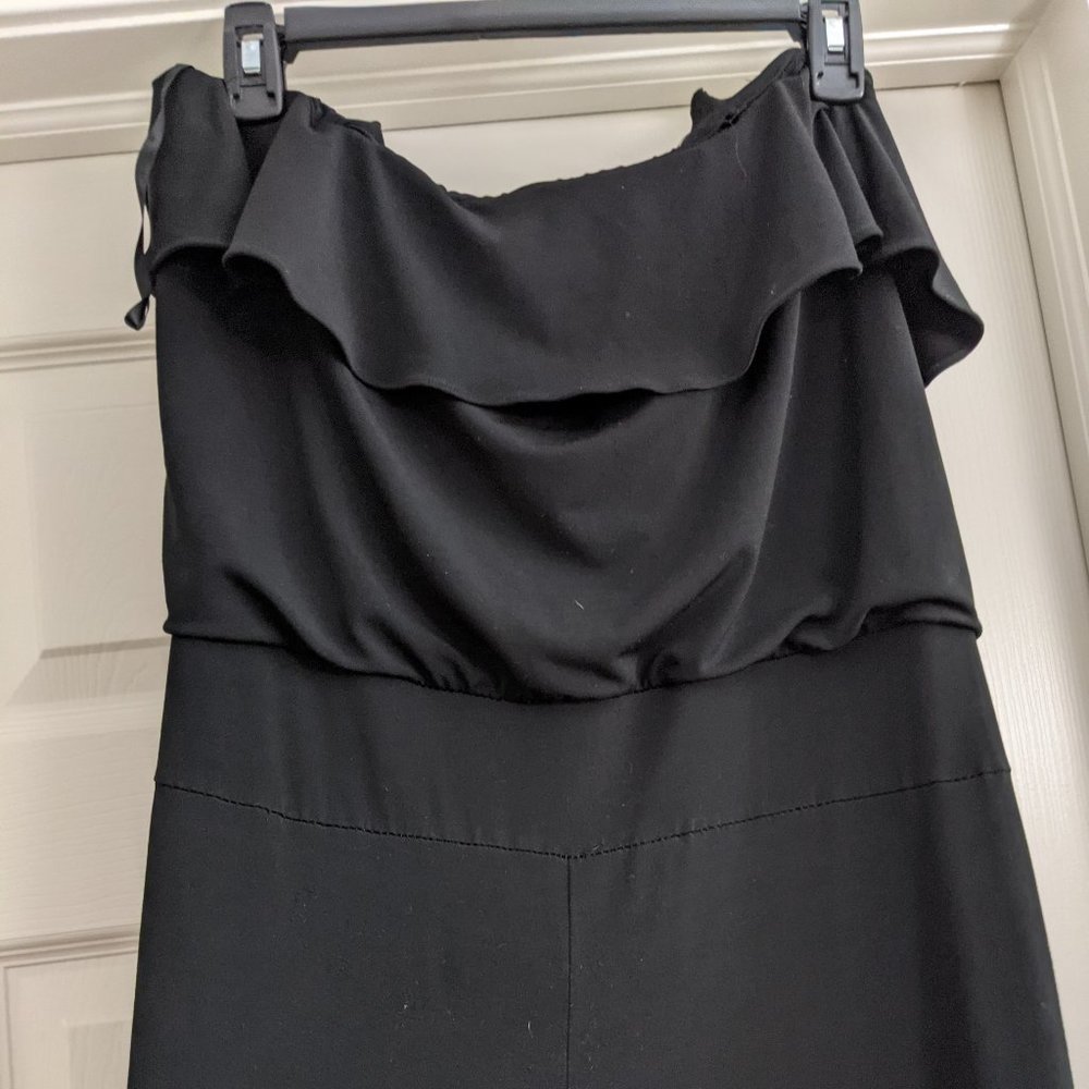 Black strapless jumpsuit : black house white market